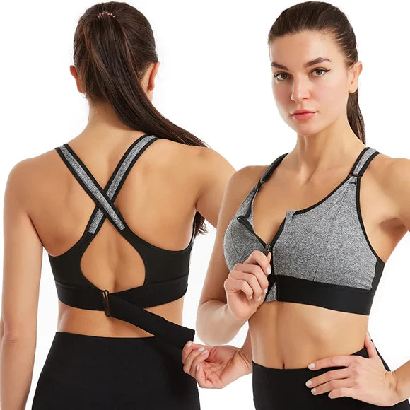 Breast Support Adjustable Side Strap Sports Bra